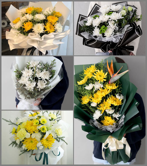 贵州毕节市威宁县盐仓镇盐仓村白事花束代送